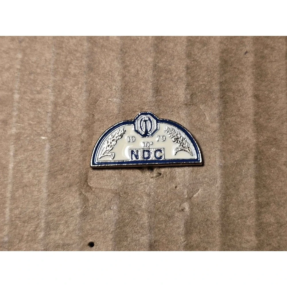 1969–1979 National Development Council 10th Anniversary Lapel Vest Hat Pin G5